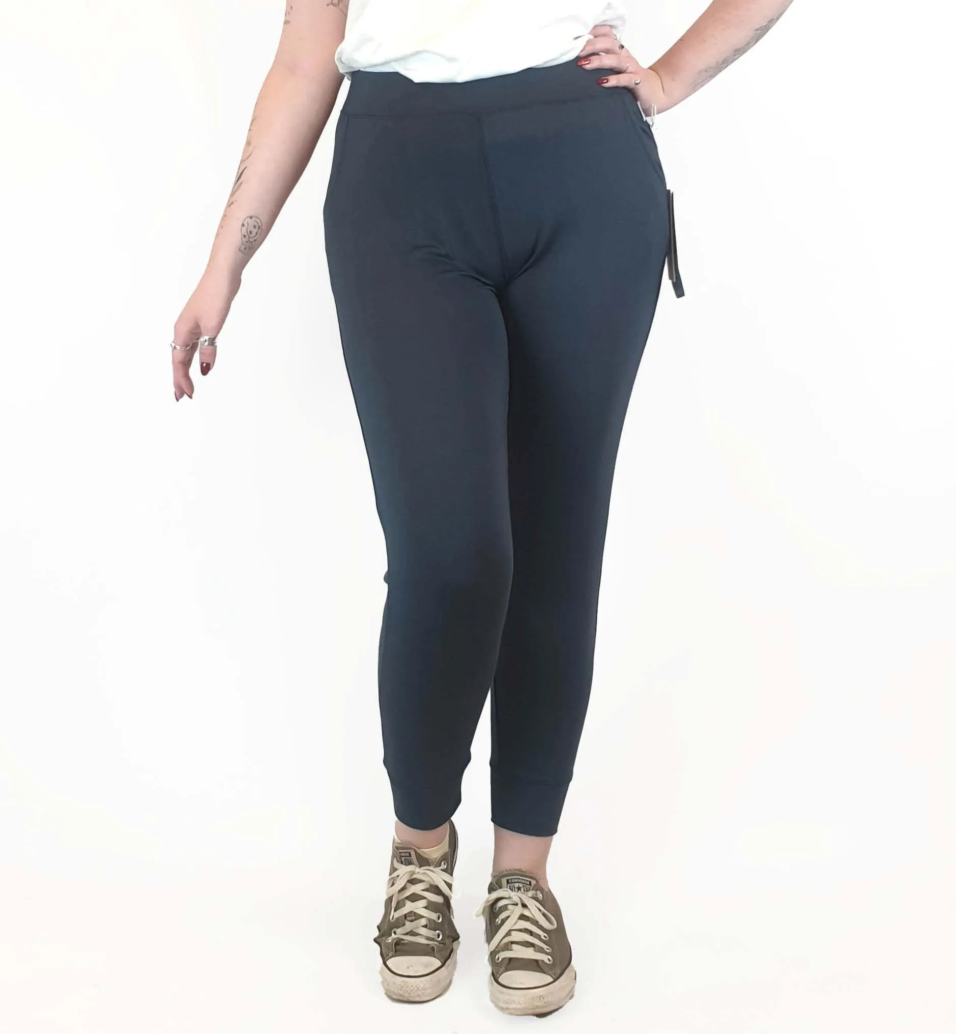Boody grey downtime slim leg lounge pants size M